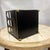 1980s Vintage Italian Style Tole Black and Gold Wastebasket. For Sale In Charleston - Image 6 of 6