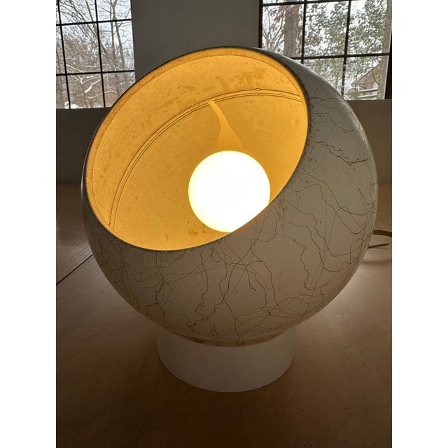 Lovely MCM Afco Style Spotlight Atomic Table Lamp in the shape of a Dome, Globe or Eyeball. It doesn’t have an on off...