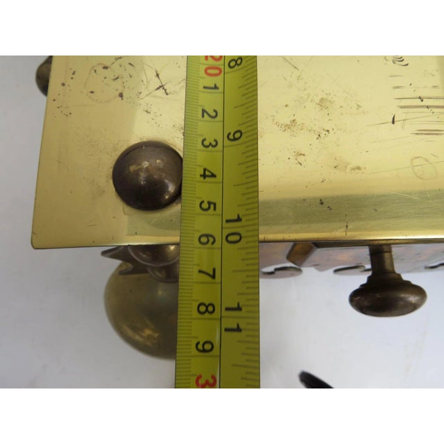 Vintage Brass Footman Trivet Low Tables a Pair Chairish