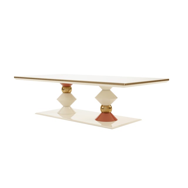 Contemporary Cortez Dining Table by Malabar For Sale - Image 3 of 7
