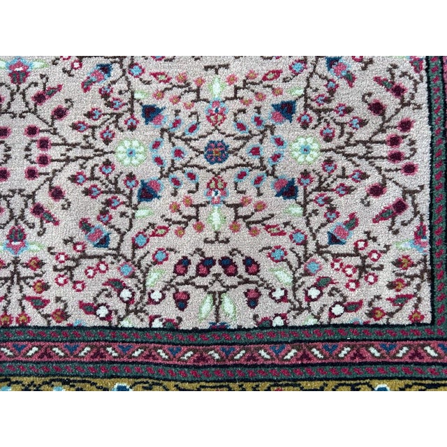 Boho Chic Vintage Craft Rug, 1980s For Sale - Image 3 of 8