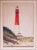 American Signed 1938 J D Howard Original Watercolor Painting Historic Barnegat Lighthouse New Jersey Coastal Decor For Sale - Image 3 of 11