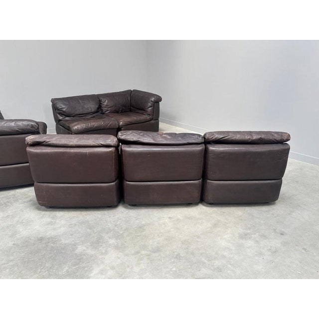 Large Modular Sofa from Rolf Benz, 1970s, Set of 7 For Sale - Image 15 of 18