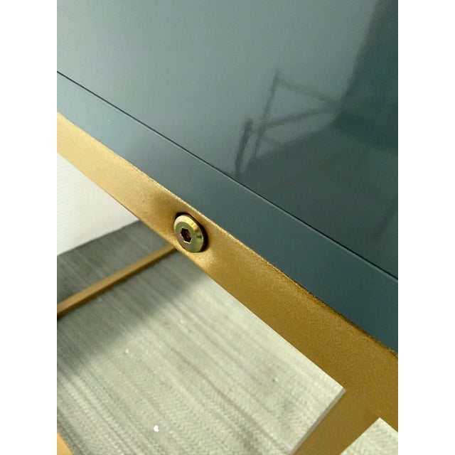 Gray Bellezze Vanity Desk For Sale - Image 8 of 12
