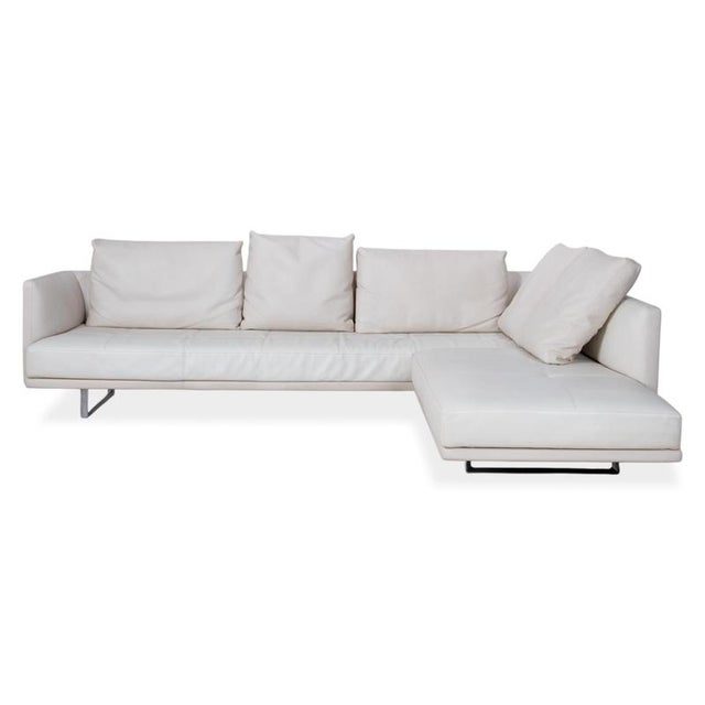 Prime Time Leather Corner Sofa in Beige from Walter Knoll / Wilhelm Knoll For Sale - Image 9 of 13