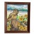 Vintage Impressionist Oil Painting of a Landscape With Owl For Sale
