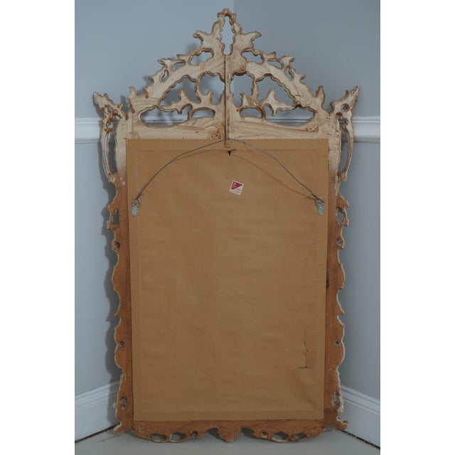 Decorative Crafts Ornate Gold Frame Mirror For Sale - Image 11 of 12