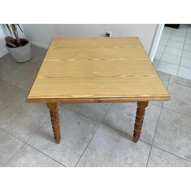 Farmers Side Table in Pine For Sale - Image 6 of 6