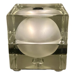 Cubosfera Table Lamp by Alessandro Mendini for Fidenza Vetraria, 1968, 1960s For Sale