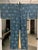 On offer is a Japanese summer kimono woven from indigo blue linen with ivory color fine stripes patterns with apparently...