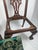 Pair of Antique Carved Wood Chippendale Style Side Chairs With Green Brocade Seats For Sale - Image 11 of 18