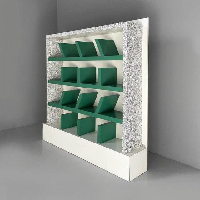 Italian Modern Laminate Bookcase by Ettore Sottsass, 1981 For Sale - Image 3 of 18