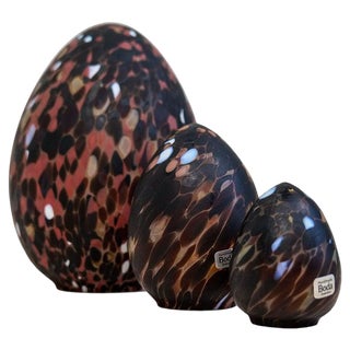 Scandinavian Eggs by Monica Backstrom, Sweden, 1970s, Set of 3 For Sale