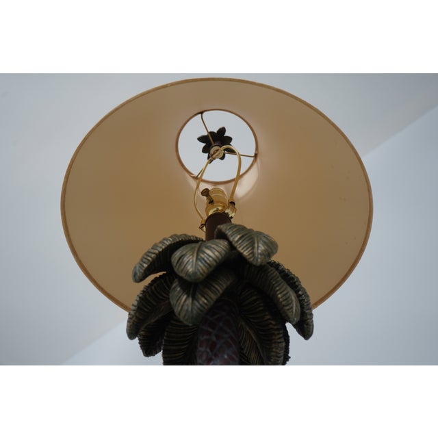1980s Palm Tree & Monkey Floor Lamps With Shades - a Pair For Sale - Image 11 of 13