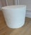 White Vintage Sculptural White Plaster Demilune Side Tables, Pair For Sale - Image 8 of 9