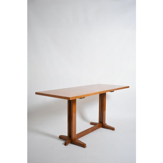 1970s Light Wood Console Table, 1970s For Sale - Image 5 of 5