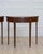 Pair of English 19th Century Demi-Lune Side Tables For Sale - Image 9 of 12