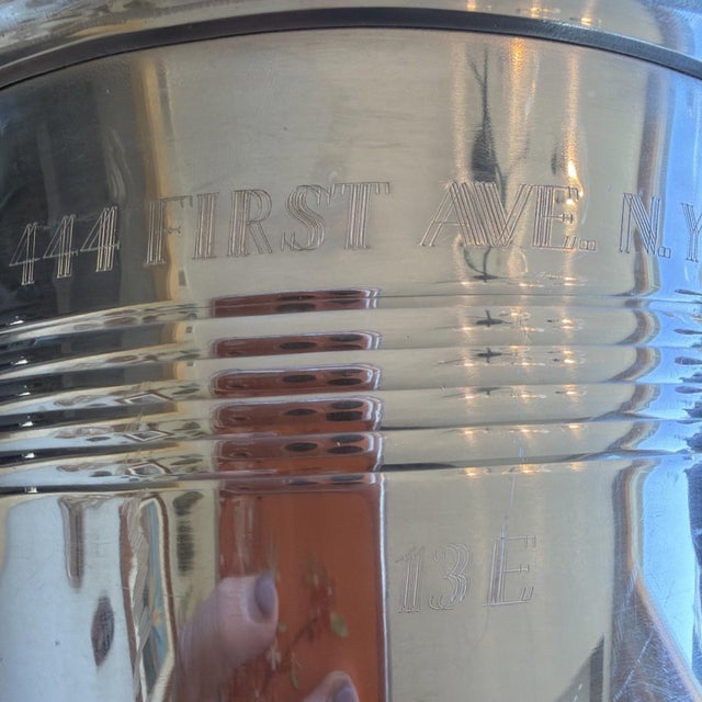 Mid-Century Modern 1970s Piper Heidsieck Champagne Bucket Marilyn Monroe NYC Hollywood 444 1st Ave Rare For Sale - Image 3 of 10