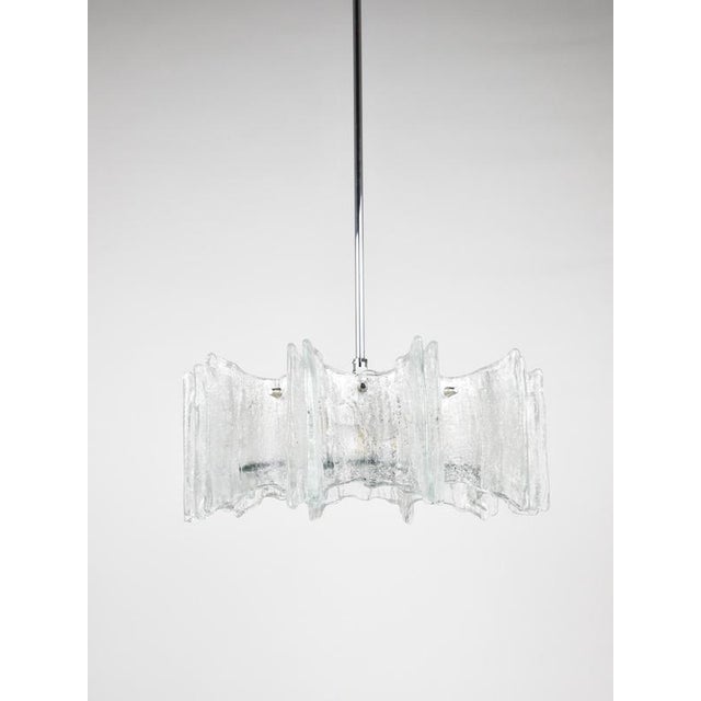 Vienna Ice Glass Star Chandelier by J. T. Kalmar for Kalmar, Austria, 1960s For Sale - Image 14 of 18