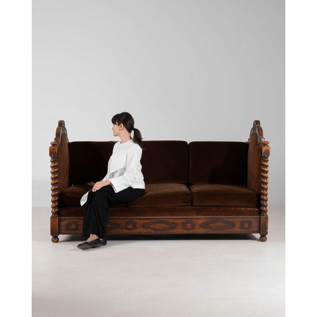 Wood Mid 20th Century France Gold Wood Daybeds For Sale - Image 7 of 11