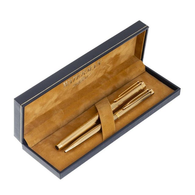 Waterman Pen Set, Set of 2 For Sale - Image 6 of 6