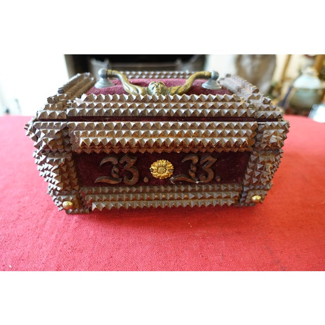 1920s Vintage Sewing Box, 1920s For Sale - Image 5 of 5