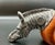 Vintage 1980s Makoulpa South African Pewter & Wood Safari Animal Napkin Rings – Set of 8 For Sale - Image 10 of 18