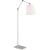 Modern Suzanne Kasler for Visual Comfort Signature Graves Articulating Floor Lamp in Polished Nickel with Linen Shade For Sale - Image 3 of 4