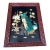 Vintage Chinese Carved Shell and Lacquer Peacock WallHang Artwork, Circa 1950’s For Sale