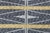 This 1952 Vintage Double-Sided Swedish Rug is a striking example of Scandinavian modern design and craftsmanship....