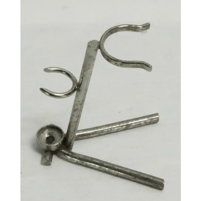 Sheffield Antique Sheffield Shaving Brush on Stand For Sale - Image 4 of 7