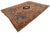 19th Century Antique Serapi Rug With Terracotta & Indigo Medallion For Sale - Image 10 of 12