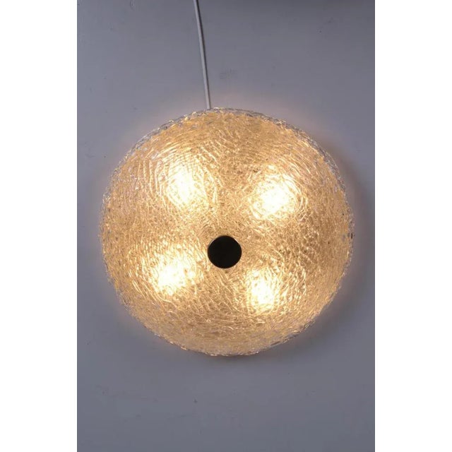 Vintage Ceiling Lamp in Chrome and Murano Glass, 1960s For Sale - Image 7 of 11