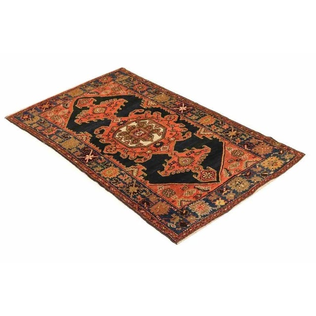 Antique Talegan rug | Knot density: 160.000–200.000 knots/m² | Material: Hand-spun wool and cotton | Size: 198×116 cm |...