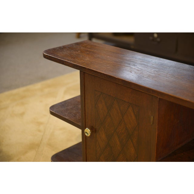 1960s Vintage Oak Side Table, 1960s For Sale - Image 5 of 7