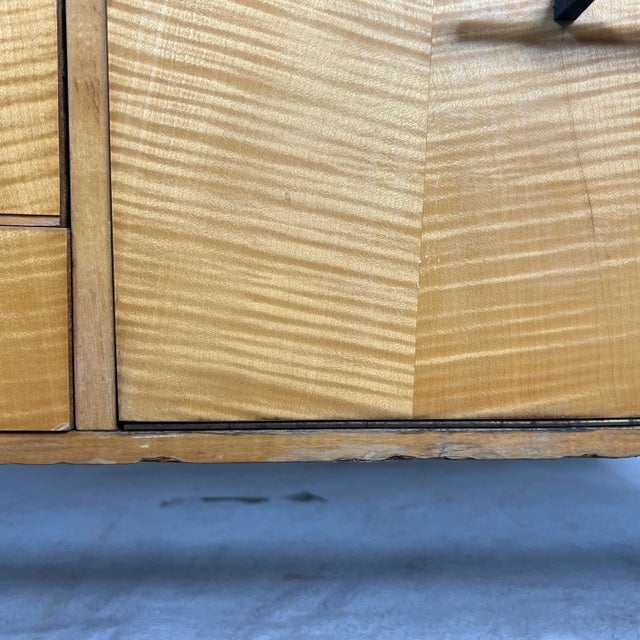 Mid Century German Maple Vanity For Sale - Image 10 of 11