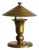 Art Deco Accent Table Lamp in Patinated Brass, 1940s For Sale