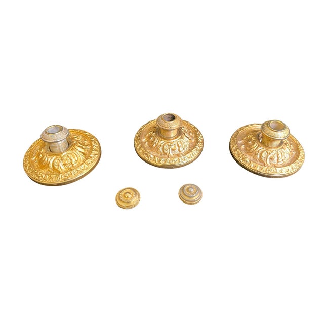 Hollywood Regency Iconic Sherle Wagner Imperial Swan 24k Gold & Rock Crystal Bathroom Suite For Sale - Image 3 of 8