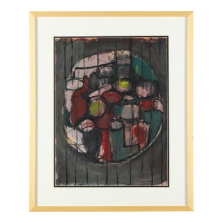 Jack Hammack (American, 1925-1990) Abstract Work on Paper For Sale