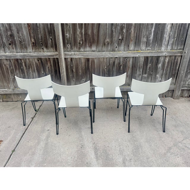 Modern Vintage Donghia "Anziano" Klismos-Style Chairs - Set of 4 For Sale - Image 3 of 6