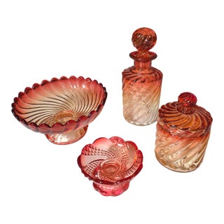 Collection of Antique Baccarat Accessories For Sale