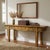 Wood Vintage Chinese Orange Yellow Long Dragon Carving Console Table For Sale - Image 7 of 18