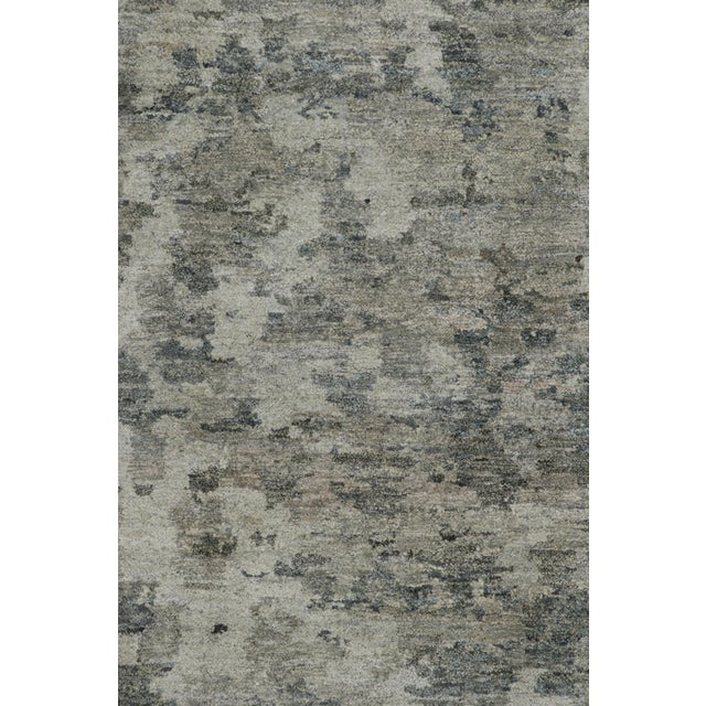 Modern Rug and Kilim’s Modern Rug in Gray With Abstract Patterns For Sale - Image 3 of 6