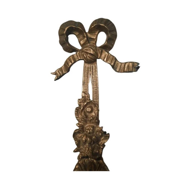 Pair of French Empire Gilt Bronze Sconces, Circa 1890s For Sale - Image 4 of 9