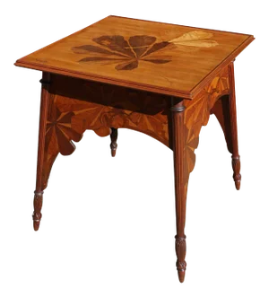 Louis Majorelle Signed French Art Nouveau Game Table, Circa 1900