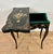 Chinese Black Lacquer Games Table with Hand-Painted Floral Decoration For Sale - Image 16 of 18