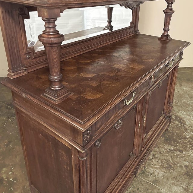 19th Century French Louis XVI China Buffet For Sale - Image 10 of 15