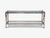 Maison Jansen Style, Neoclassical Console Table, Chrome, Brass, France, 1970s For Sale - Image 4 of 15