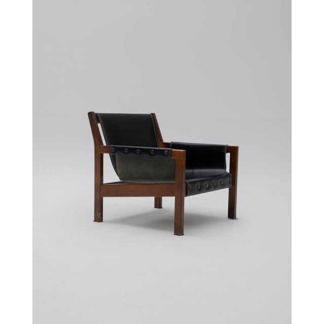 Brutalist Castilian Sofa and Lounge Chairs attributed to Paco Muñoz for Darro, 1960s, Set of 3 For Sale - Image 13 of 17
