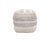 Modern Pasargad Home Grandcanyon Cotton Braided Pouf For Sale - Image 3 of 11